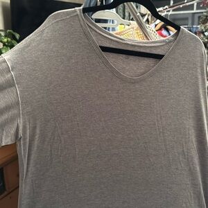 Lululemon long sleeve grey with shimmer in the shirt.